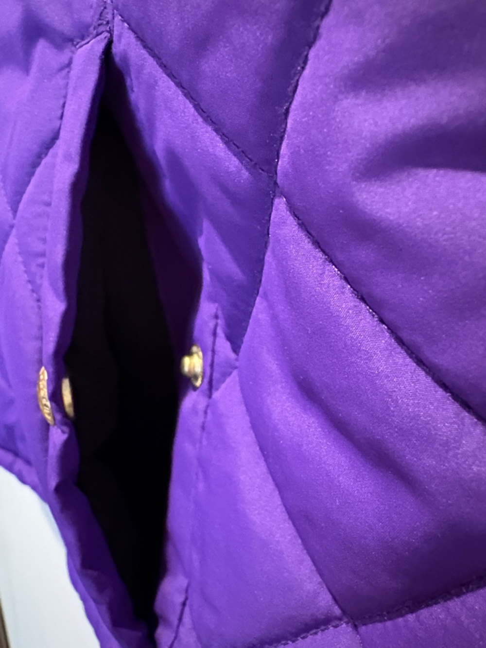 Polo Ralph Lauren Purple Quilted Sleeveless Vest NWOT! - Picture 5 of 11